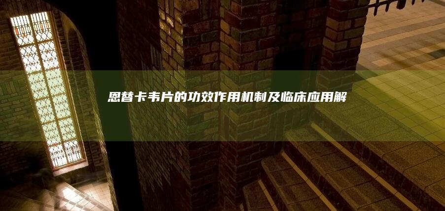 恩替卡韦片的功效、作用机制及临床应用解析